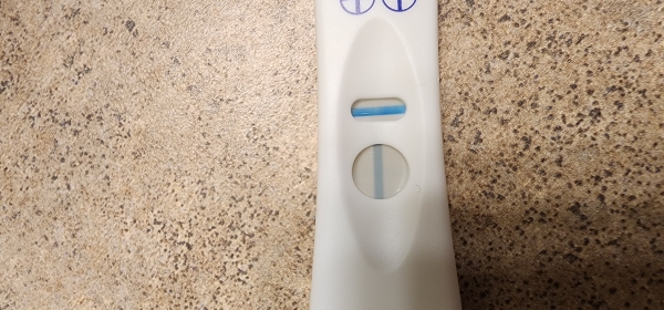 CVS Early Result Pregnancy Test, 13 Days Post Ovulation, Cycle Day 24