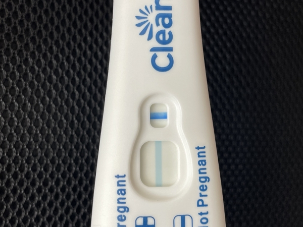 Clearblue Plus Pregnancy Test, 12 Days Post Ovulation, FMU, Cycle Day 41