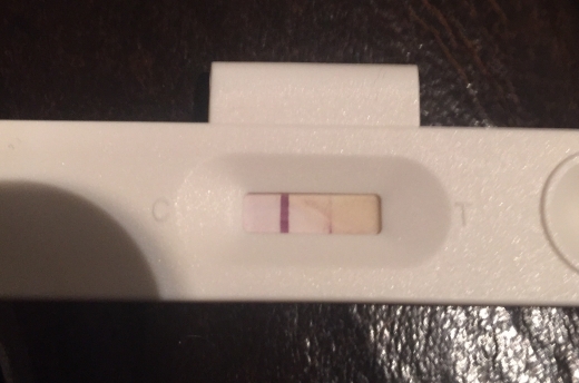 New Choice (Dollar Tree) Pregnancy Test, FMU, Cycle Day 30