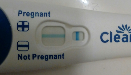 Clearblue Plus Pregnancy Test, 7 Days Post Ovulation, Cycle Day 19