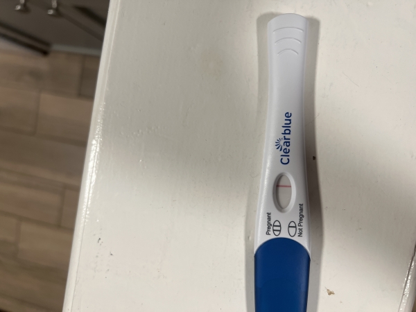 Clearblue Plus Pregnancy Test, 7 Days Post Ovulation, Cycle Day 23