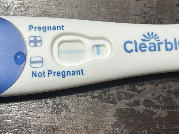 Clearblue Plus Pregnancy Test, 7 Days Post Ovulation