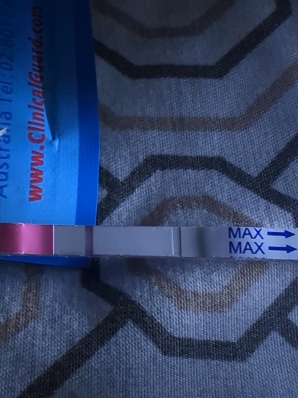 Clinical Guard Pregnancy Test, 9 Days Post Ovulation, Cycle Day 23