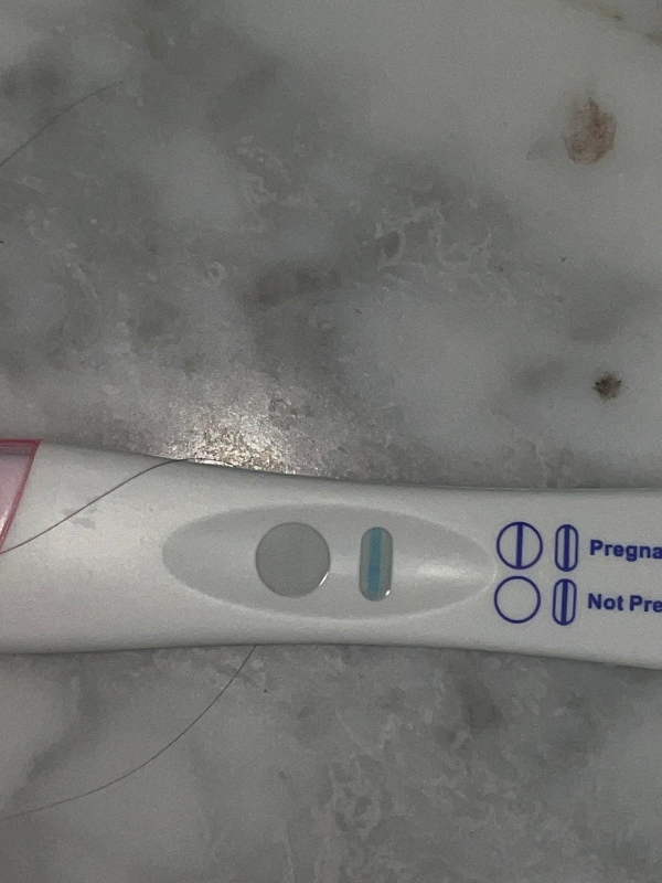 CVS Early Result Pregnancy Test, 11 Days Post Ovulation, FMU, Cycle Day 25