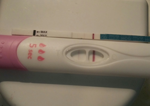 Generic Pregnancy Test, 9 Days Post Ovulation, FMU, Cycle Day 26