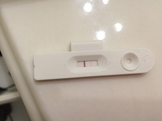 New Choice (Dollar Tree) Pregnancy Test, 15 Days Post Ovulation, FMU, Cycle Day 37