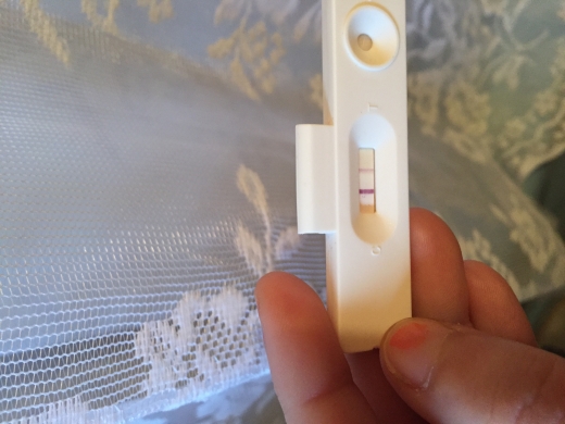 New Choice (Dollar Tree) Pregnancy Test, 15 Days Post Ovulation, FMU