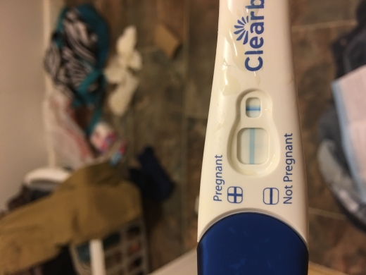 Clearblue Plus Pregnancy Test, 13 Days Post Ovulation, Cycle Day 26