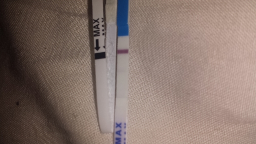 Home Pregnancy Test, 8 Days Post Ovulation, Cycle Day 35