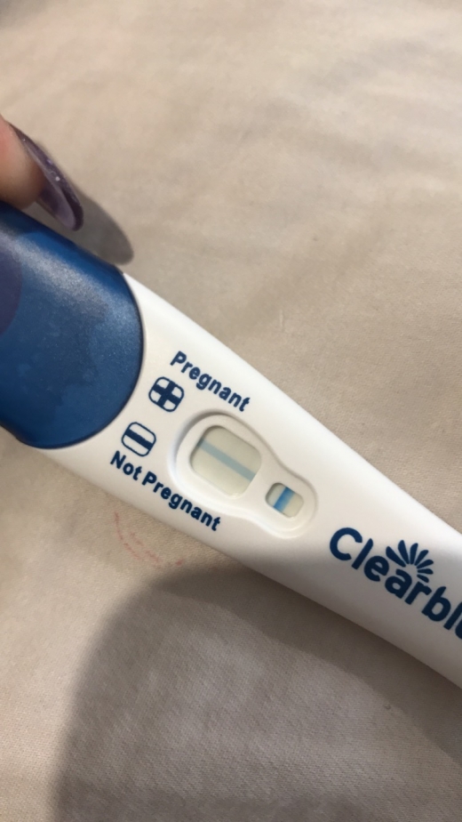 Clearblue Plus Pregnancy Test, 12 Days Post Ovulation, Cycle Day 40